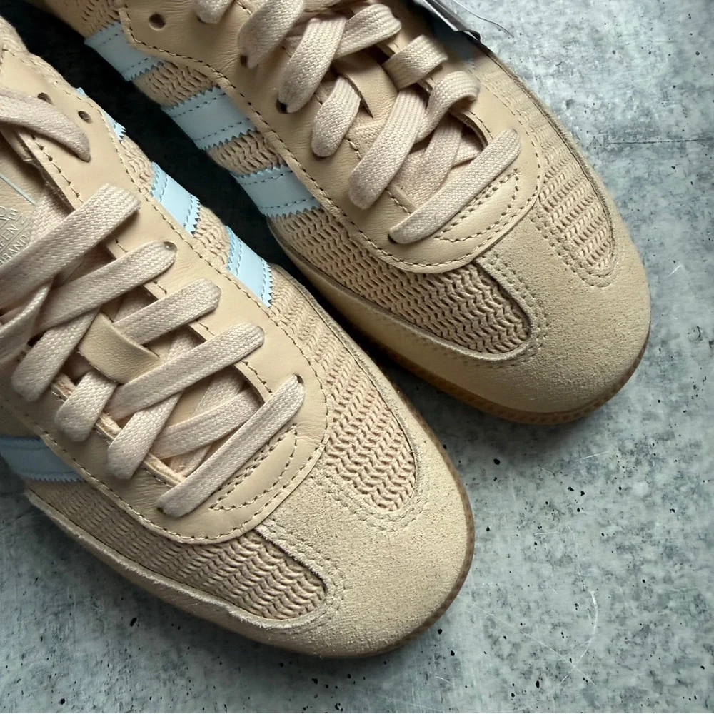 adidas Originals Samba OG "Sand Strata/Sky Tint" 8.5 - Picture 3 of 6